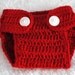 Crocheted Mickey Mouse Photo Prop for Infant - Size 0-3