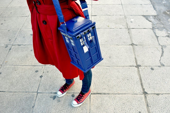 TARDIS purse in poly leather