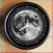 THE MOON APOLLO 11 Moon Landing 10 inch Resin Wall Clock Fathers Day Graduation Christmas QuickShip