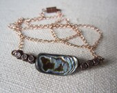 iridescent pearl necklace