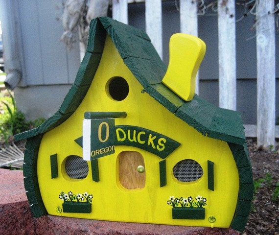 Oregon Ducks Birdshack...so very unique and vibrant.