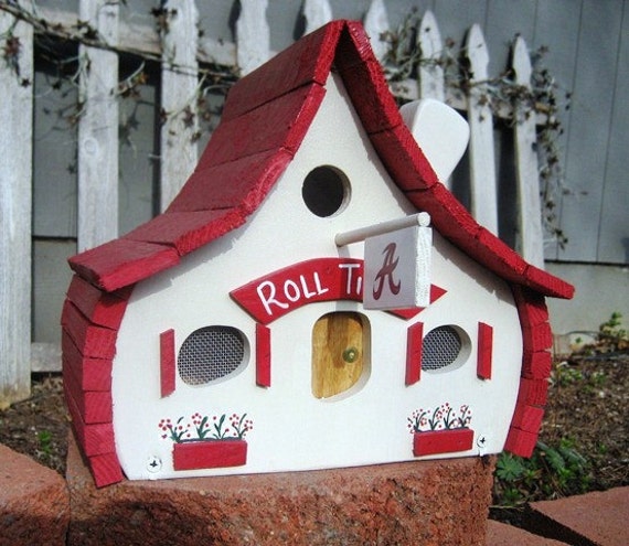Alabama Crimson Tide Birdhouse....ROLL TIDE