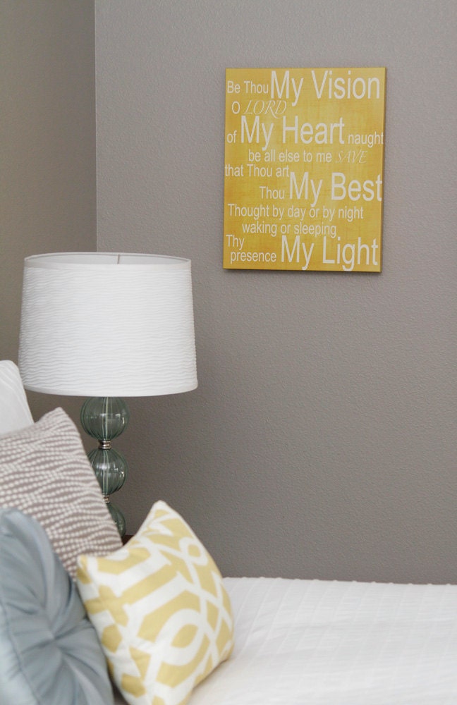 Be Thou My Vision, 16x20 Canvas Print