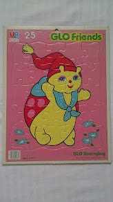 Vintage - Glo Friends - Frame Tray Puzzle - by Milton Bradley