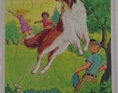 Vintage - Lassie - Frame Tray Puzzle - by Whitman