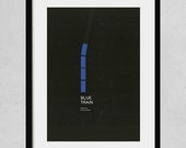 blue train - A3 art print- jazz music poster