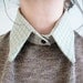 geek graph math paper detachable collar geek chic geekery kitsch SLIGHT FAULT