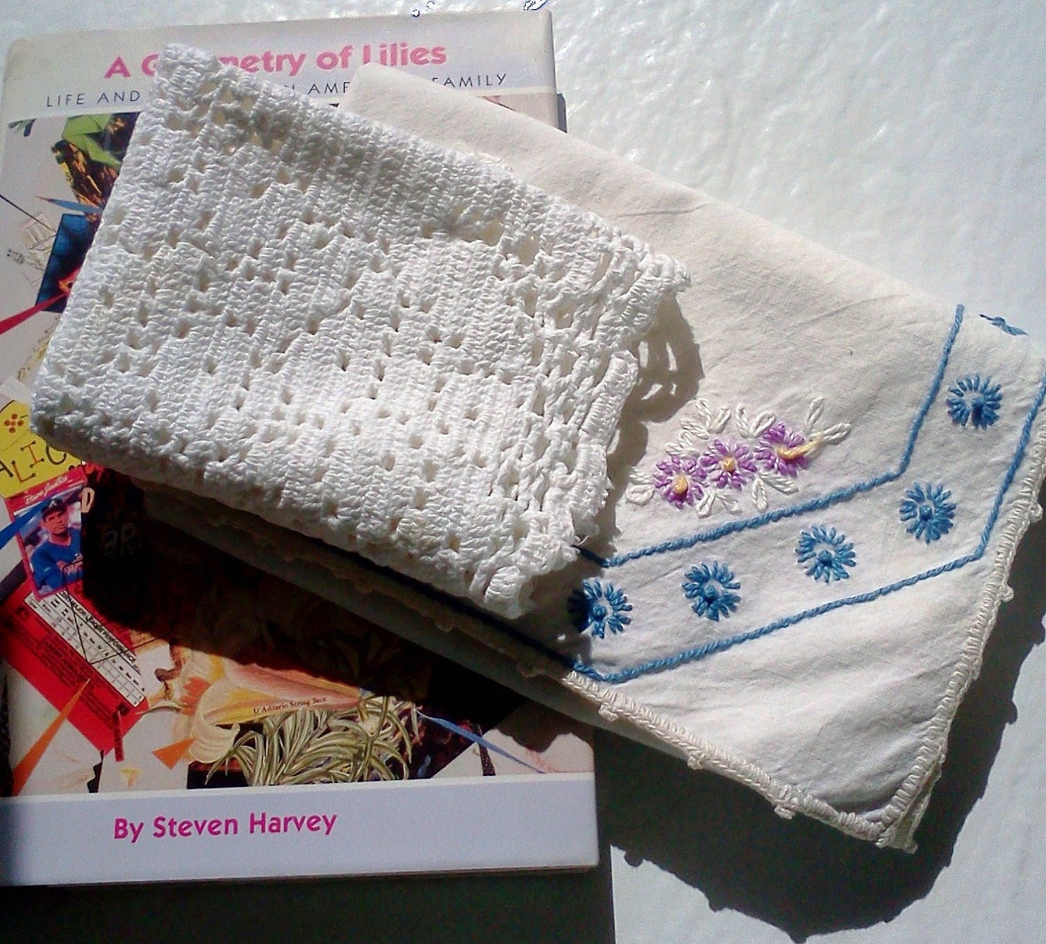 Vintage Dresser Scarf Doily Collection for Craft Supplies