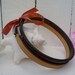 Vintage Embroidery Hoops Metal and Wood 2 hoops