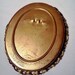 Victorian Oval Brass Portrait Frame and Photograph
