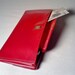Vintage Wallet Princess Gardner Red Wallet 1960's Lipstick Red Mad Men Kiss Clasp coin purse