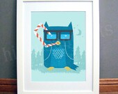 The Owls Glasses Print (11 x 14)