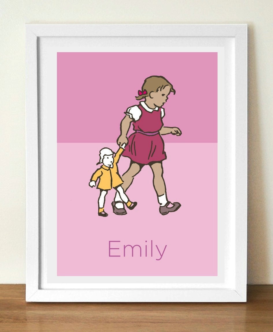 STORYBOOK 'FAVOURITE DOLL' custom poster print, A3 (11 x 17) print