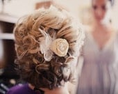 Fabric Flower Hair Clip