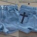 High Wasted Studded Calvin Klein Cross Shorts