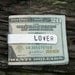 Personalized Hand Stamped Money Clip small 1/2" wide