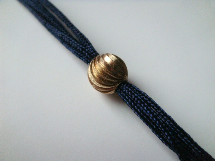 The Gable Collection Bracelet No.13 - Gold Ball Bead Crystal Chain