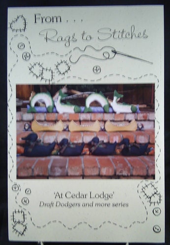 Pattern Rags to Stitches At Cedar Lodge Draft Dodgers and More 1994