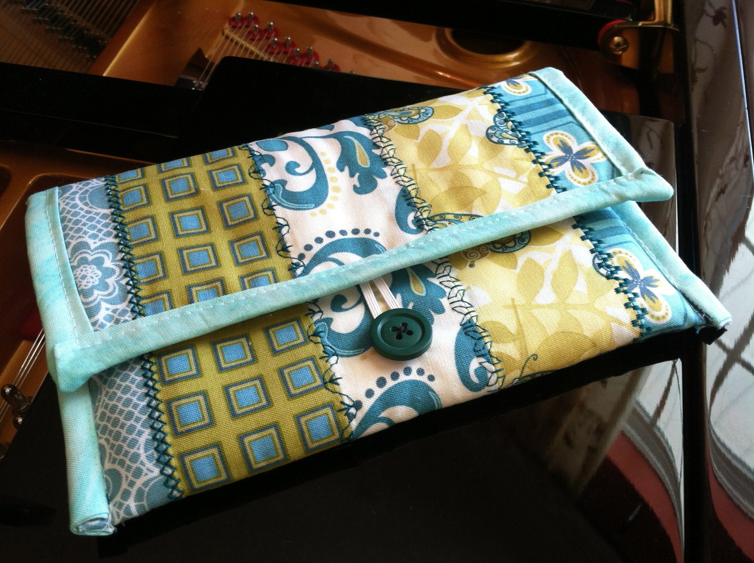 Kindle, Kindle Paperwhite, Kindle Paperwhite 3G Cover Handmade Quilted Cotton One of a Kind