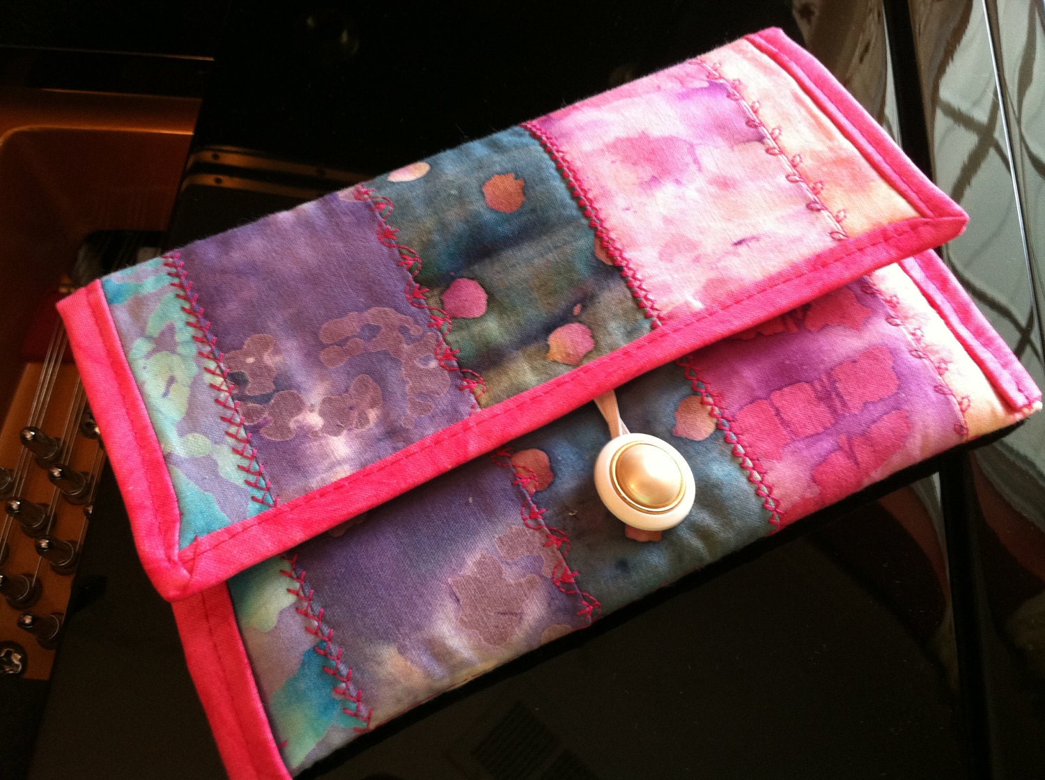Kindle, Kindle Paperwhite, Kindle Paperwhite 3G Cover - Unique Handmade Quilted Cotton