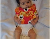 Girl Skull & Camo Bib and Burp Cloth Set