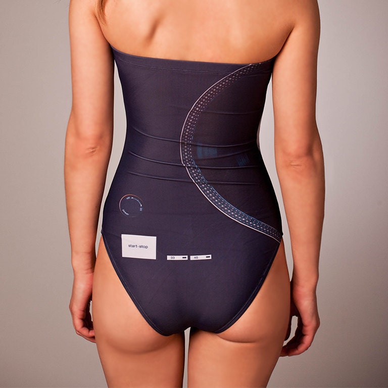 FREE SHIPPING Swimsuit One Piece " PP Turntable"