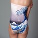 Swimsuit One Piece Great Wave off Kanagawa