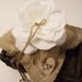Wedding Ring Pillow Rustic Burlap Personalized