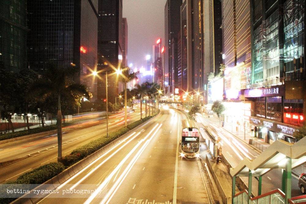 Night Traffic - Fine Art Photograph, 8x12 (A4)