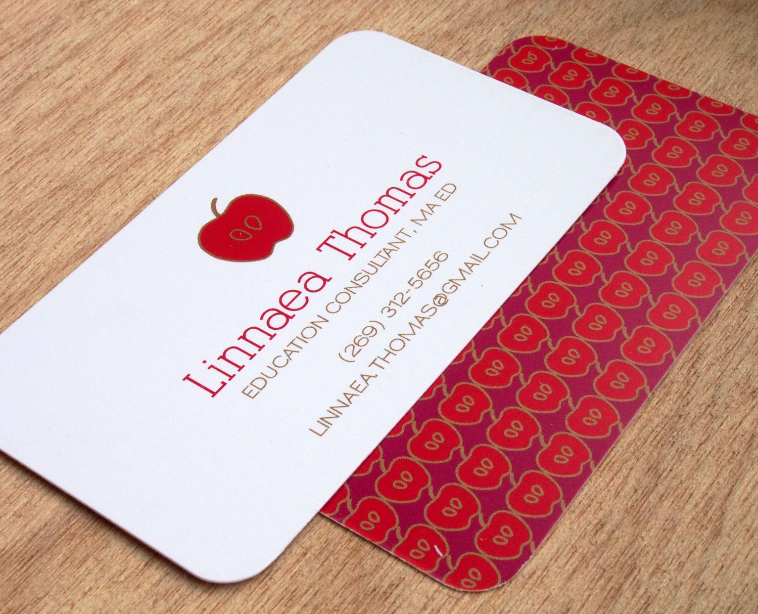 Teacher Business Card or Substitute Teacher Business Card / Mommy Card / Calling Card