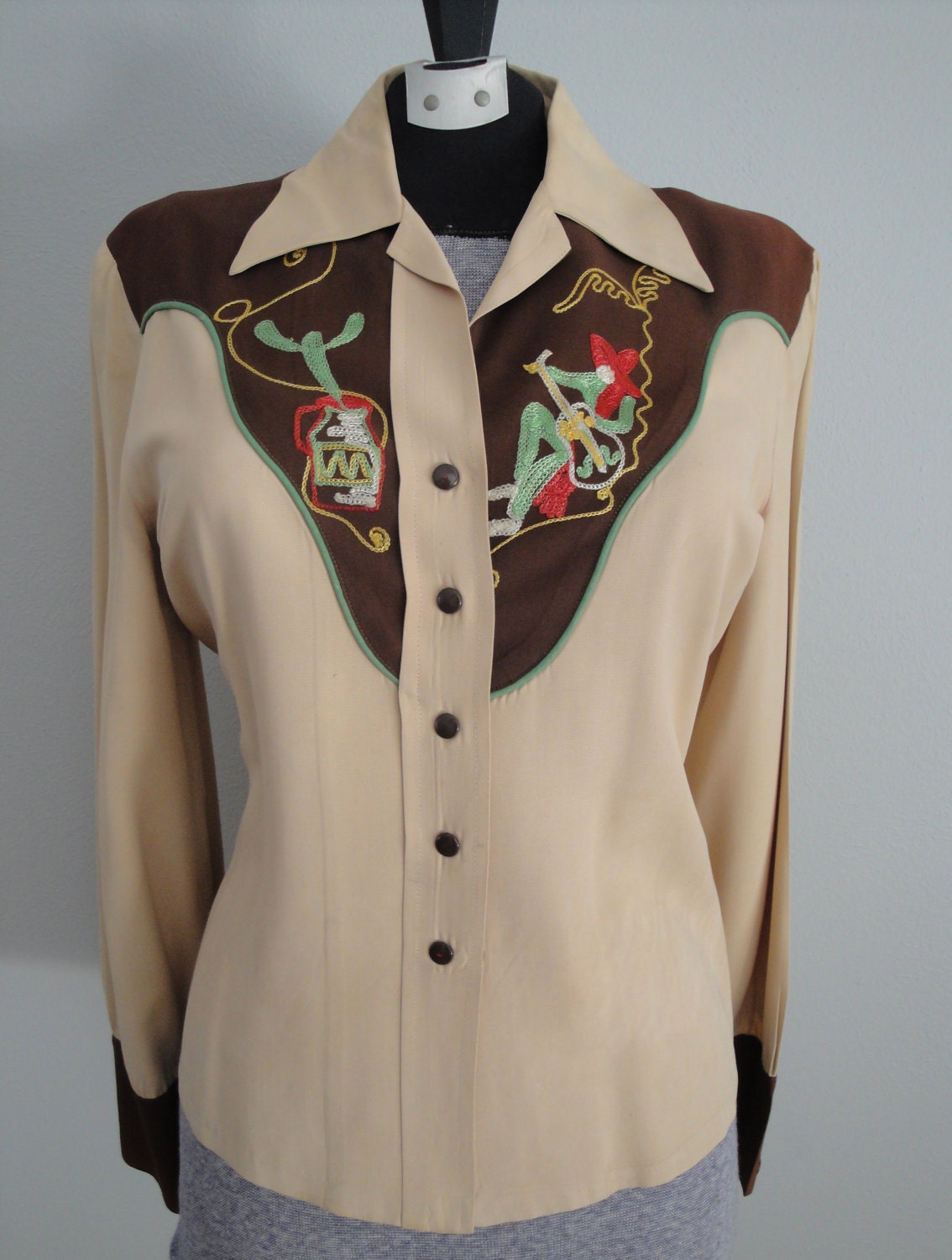 1940s western shirt