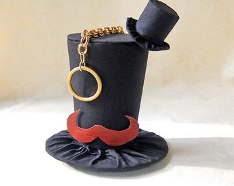 Tiny Top Hat: Like a Sir - Lolita Cosplay Costume Party Fascinator Photo Photography Prop Wedding Tophat Small Mini Miniature little