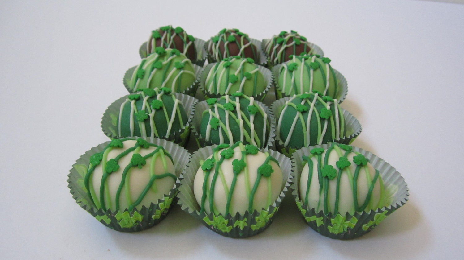 GF St. Patrick's Day Cake Balls 1 Dz