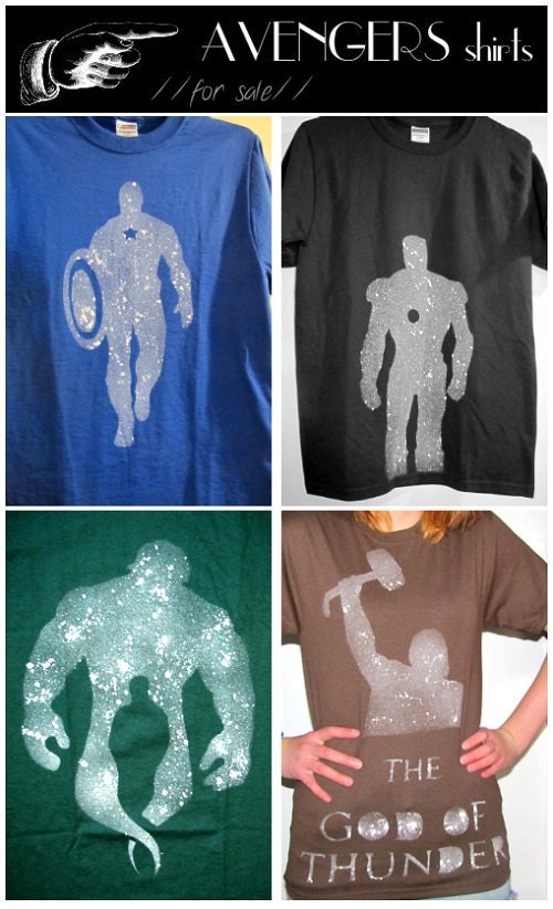 AVENGERS fandom t-shirts