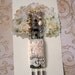 Hair stick accessories beaded accessory deep purple silver iron butterfly Victorian wood chopstick TAGT tenX