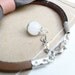 Brown bow bracelet with soft pink detail- Adjustable