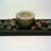 Zen Garden, Lava Rock, Concrete Candle Holder, Vase