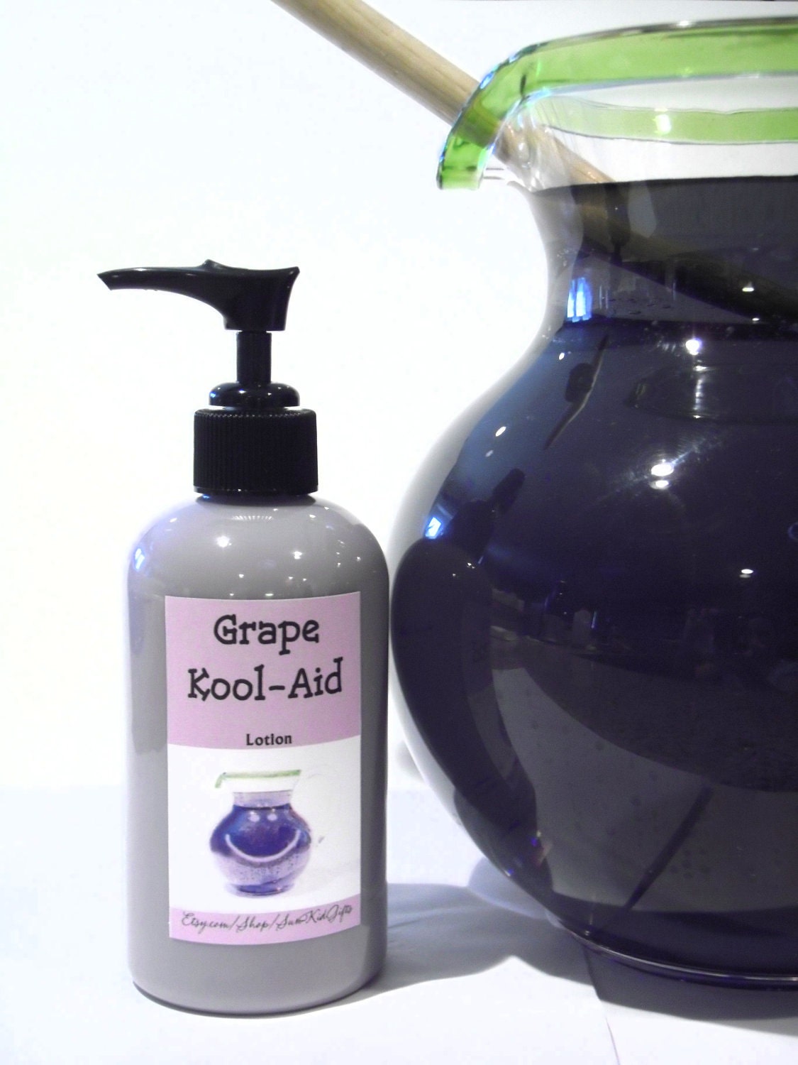 Grape Kool Aid Olive Oil Lotion 8oz.  Organic Ingredients