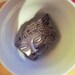 Vintage JJ Art Deco Face Brooch
