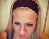 Black - Medium Lace Headband