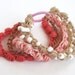 Coral Reef Crochet Bracelet