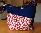 Baseball Diaper Bag, Boy Diaper Bag - Made to Order