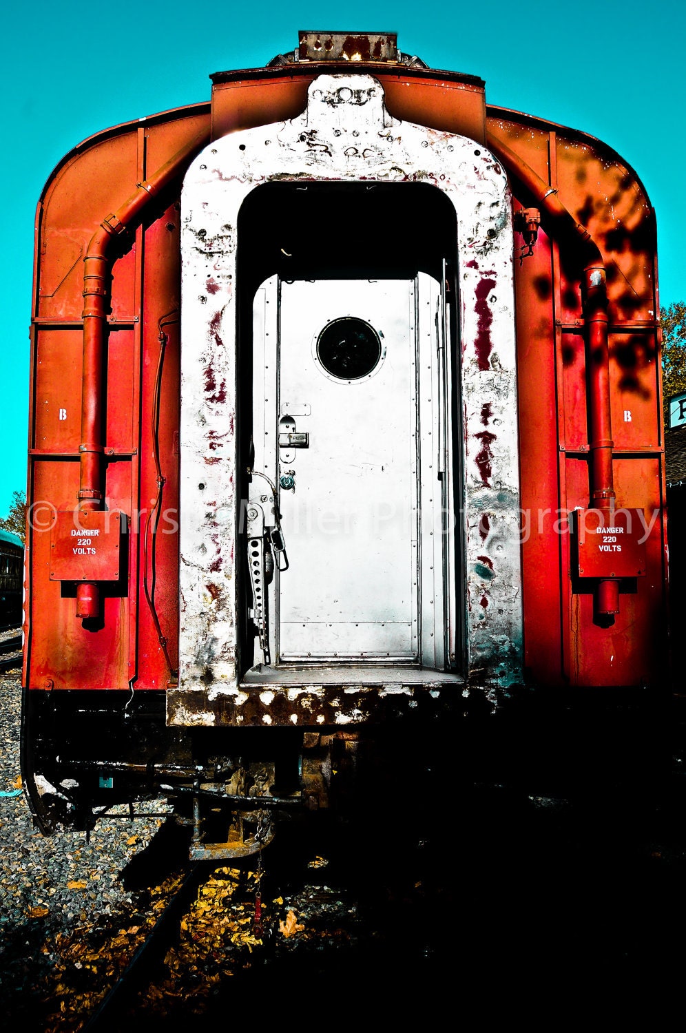 Back of the Caboose Train Photo Print 12x18