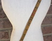 Vintage Cloth Fabric Measuring Tape Sections for Altered Art, Mixed Media Collage and Scrapbooking