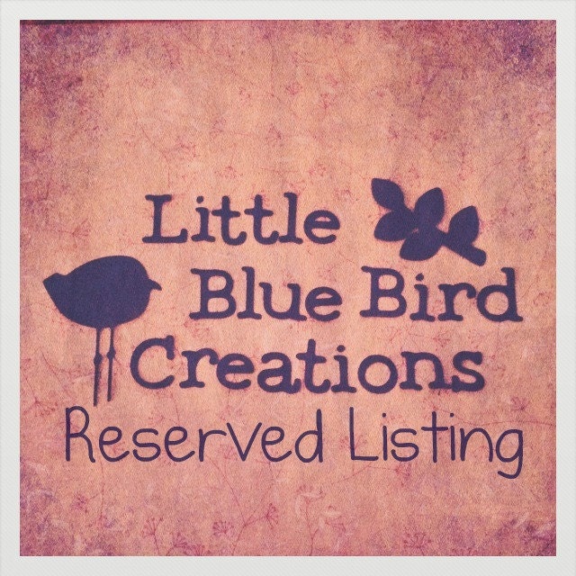 Reserved Listing for nancystrumwasser