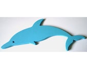 10 Large Blue Die Cut Dophins - MysticFireFrills