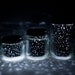 STAR JARS set of 3 // 2oz, 4oz, & 6oz  upcycled constellation nightlights