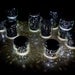 STAR JARS set of 3 // 2oz, 4oz, & 6oz  upcycled constellation nightlights