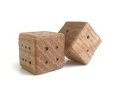 Wooden Dice - Small Oak Dice