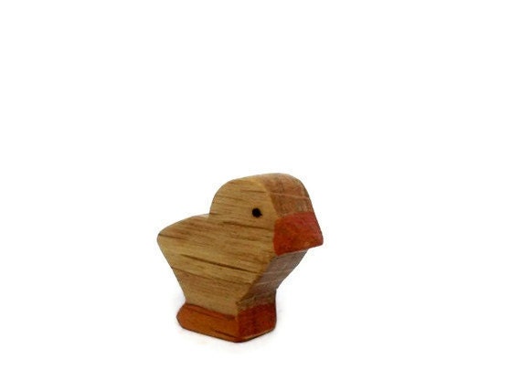 Tiny Toy Chick - Brown Chick - Waldorf Toy
